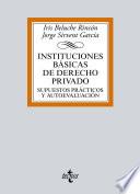 Libro Instituciones básicas de Derecho Privado