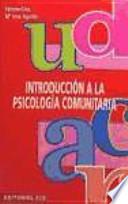 Libro Introducción a la psicología comunitaria