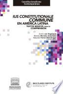 Ius Constitutionale Commune en América Latina. Textos básicos para su comprensión.