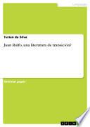 Libro Juan Rulfo, una literatura de transición?