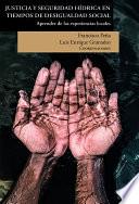 Libro Justicia y seguridad hídrica en tiempos de desigualdad social