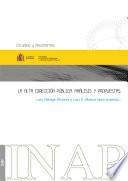 Libro La alta dirección pública: análisis y propuestas