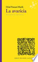 Libro La avaricia