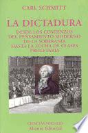 Libro La dictadura