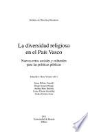 Libro La diversidad religiosa en el País Vasco