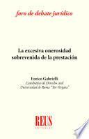 Libro La excesiva onerosidad sobrevenida de la prestación