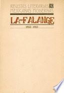 Libro La Falange, 1922-1923