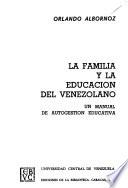 La familia y la educación del venezolano