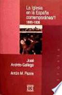 Libro La Iglesia en la España contemporánea/1