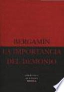 Libro La importancia del demonio/La decadencia del analfabetismo