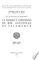 La inglesia y convento de mm. Agustinas de Salamanca