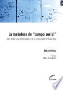 Libro La metáfora de campo social