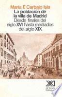 Libro La población de la villa de Madrid