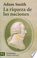 Libro La riqueza de las naciones