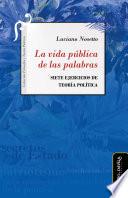 Libro La vida pública de las palabras