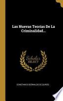 Libro Las Nuevas Teorías de la Criminalidad...