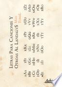Libro Letras para canciones y otroas Al Landalvs