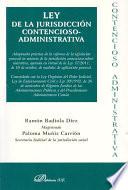 Libro Ley de la Jurisdicción Contencioso-Administrativa