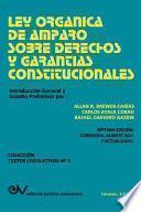 Libro LEY ORGANICA DE AMPARO SOBRE DERECHOS Y GARANTIAS CONSTITUCIONALES