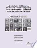 Libro de Actas del I Congreso Internacional sobre Investigación y Praxis docente en los Objetivos de Desarrollo Sostenible (CIIP-ODS)
