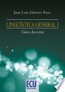 Libro Lingüística General I. Guía docente