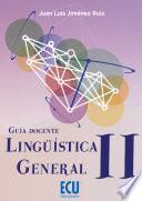 Libro Lingüística General II. Guía docente