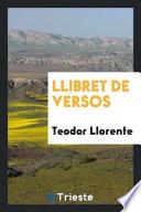 Llibret de Versos