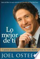 Libro Lo mejor de ti (Become a Better You) Spanish Editi