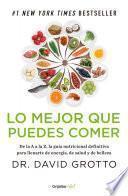 Libro Lo mejor que puedes comer