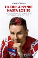 Libro Lo que aprendí hasta los 30