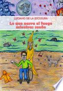 Libro Lo que narra el fuego mientras sueño