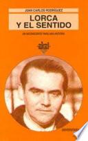 Libro Lorca y el sentido