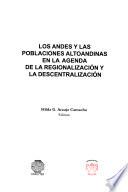 Los Andes y las poblaciones altoandinas en la agenda de la regionalización y la descentralización