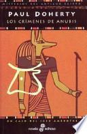 Libro Los crimenes de Anubis (III)