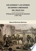 Libro Los gitanos y las gitanas de España a mediados del siglo XVIII