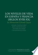 Libro Los niveles de vida en España y Francia