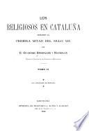 Los religiosos en Cataluña durante la primera mitad del siglo XIX