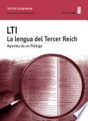 Libro LTI. La lengua del Tercer Reich