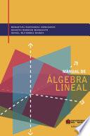 Libro Manual de álgebra lineal