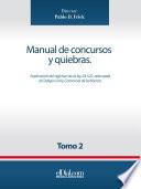 Libro Manual de concursos y quiebras - Tomo 2