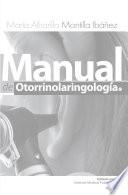 Libro Manual de otorrinolaringología