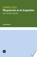 Libro Maquiavelo en la Argentina