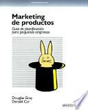Libro Marketing de Productos: Guia de Planificacion Para Pequenas Empresas