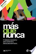 Libro Más que nunca