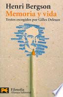 Libro Memoria Y Vida / Memory and Life