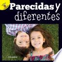Libro Mi Mundo (My World) Parecidas y diferentes