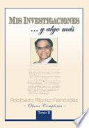 Libro MIS INVESTIGACIONES...y algo más