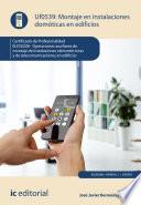 Libro Montaje en instalaciones domóticas en edificios. ELES0208