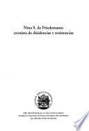 Libro Nina S. de Friedemann