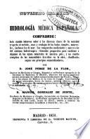 Novísimo manual de hidrologia médica española ...